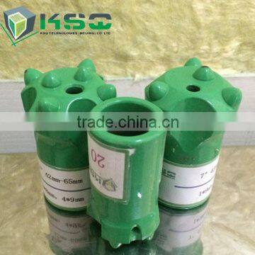 manufacture of tappered button bits