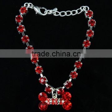 Hot Sale Fashion Bone Shape Dog Necklace Wholesale K03142