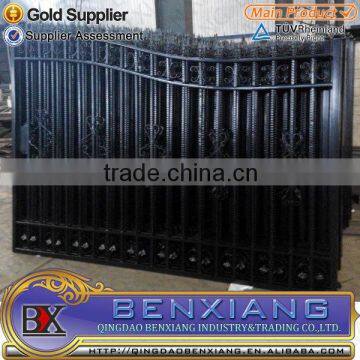 Forged wrought iron gate gloden manufacturer from China