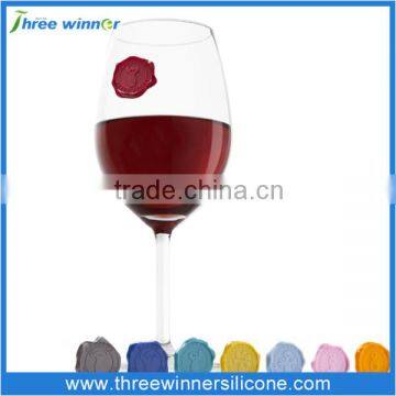 Promotion silicone accessory custom silicone wine marker