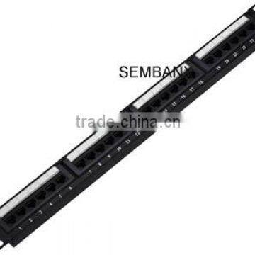 cat5e 24 port rj45 patch panel cat5e jack panel