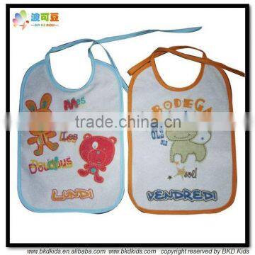 BKD 100% cotton adult baby water-proof bibs