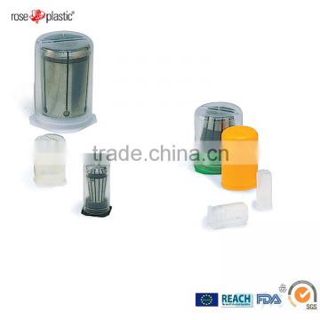 PP transparent or PE colored hard durable plastic ER collect packaging box with plug stock available SZ Plug Pack