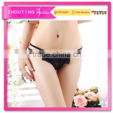 LG2090 sexy women lace hollow out thongs underwear
