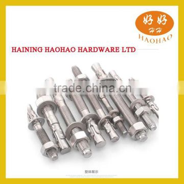 China Supplier Wedge Anchor Bolt With Nut And Washer,Zinc-Plate