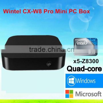 Wintel CX-W8 PRO TV Box Intel 1.84GHz x5-Z8300 Wifi Mini PC with Win10 OS