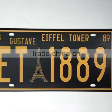 embossing license plate