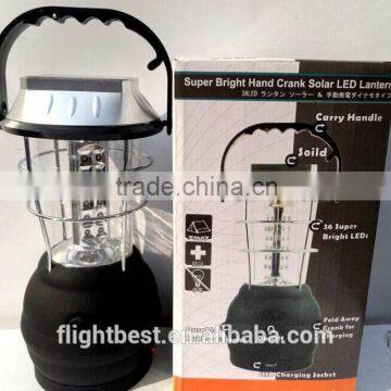 Tent Hand crank lantern lamp,Solar Lighting 36 LED