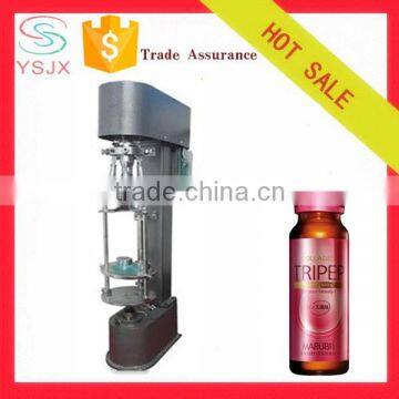 Semi automatic glass bottle aluminum cap sealing machine