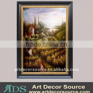Field View Oil Painting w/Frame in 3 sizes