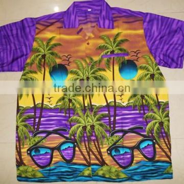 cocnut palm goggles mens hawaiian shirts