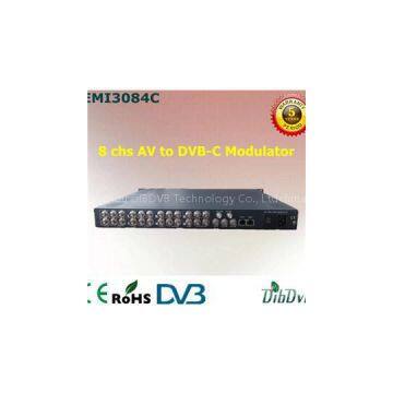 8 Channels AV to MPEG-2 SD RF Modulator