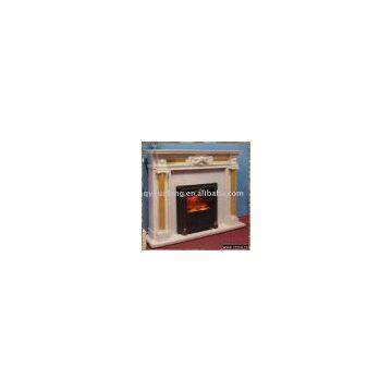 Marble fireplace