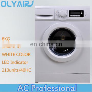 2014 Newest Panel !!! CE certified Front Loading wash machine 6kg 1000RPM