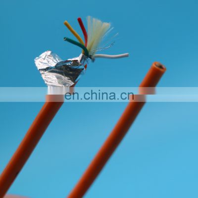 5 core shieled robotic cable kevlar braid cable for pipe crawler
