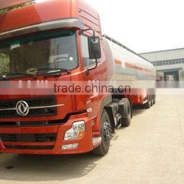 DFD4251G1 Dongfeng 6x4 prime mover and 44000L fuel tanker semi-trailer
