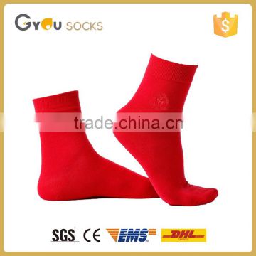 Top quality hot red women knitted cotton ankle socks wholesale