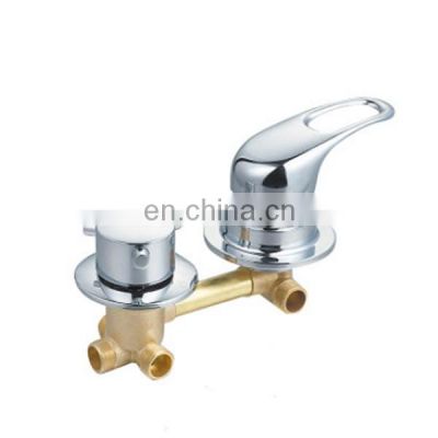 Multifunctional Dual Handle Temperature Control Faucet Sets Bath Shower Faucet
