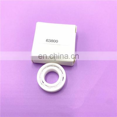 New Products Deep Groove Ball Bearing 63800 Zirconia ceramic ball bearing 63800 with high quality