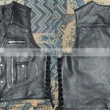Asian leather vests