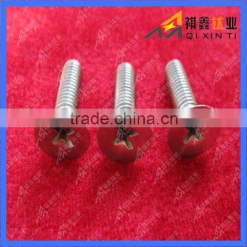 DIN84 titanium slotted set screw