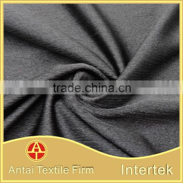 Weft knitted thick nylon spandex gym wear fabric one piece bra laminated cover fabric