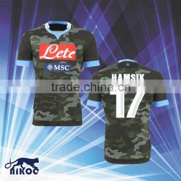 OEM Original camo soccer jersey made in china