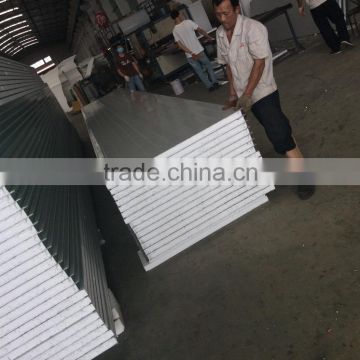 Good heat Insulation Fireproof EPS Sandwich wall panel 125mm/150 with High Quality