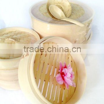 Eco-friendly Bamboo Steamer for Cooking Utensils