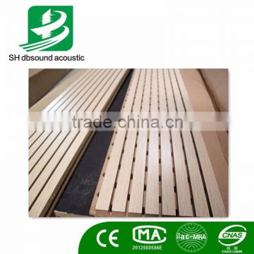 Noise Reduction Expert Interior Wooden Grooved Acoustic Panel with E1 MDF
