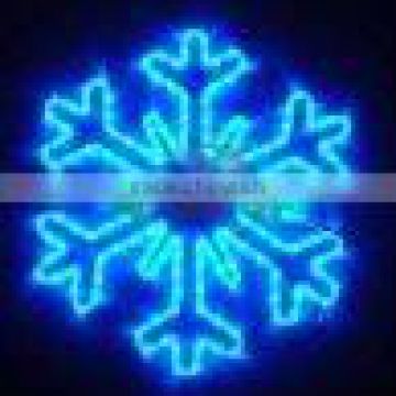 Newest city rope motif light led snow motif lights christmas decoration light for outdoor use