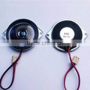 40mm 16ohm 2W mylar speaker with ceilling hole