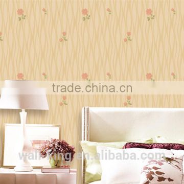 stripe flower for home decor wall paper