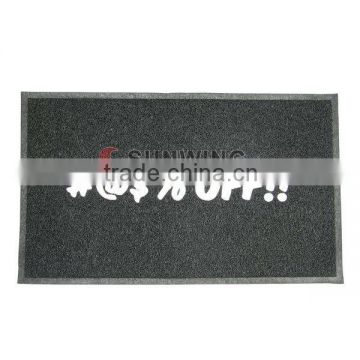 Special sign wth custom printed door mat