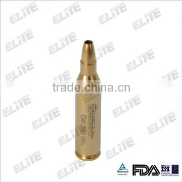 100% brass and gold-plated red dot laser bore sight 243Win(308Win/ 260Rem/7mm-08/358Win)