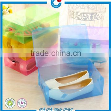 New design pp shoe box/clear box for shoes packaging