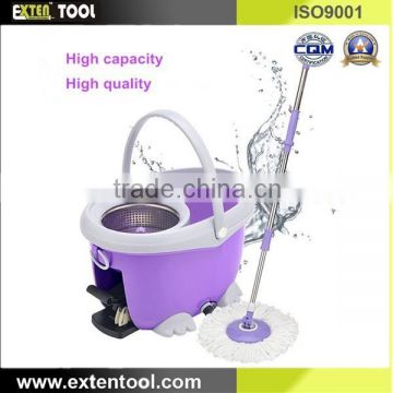 2016 New Deluxe 360 Twist Spin Mop Handle with Spin Bucket