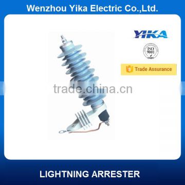 Wenzhou Yika Suspension Lightning Arrester Lightning Metal Oxide Surge Arrester Manufacturers in China