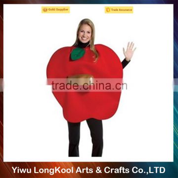 2016 Hot sale classic fruit apple costume adult sexy costume for women