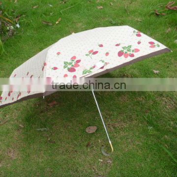Janpanese mini umbrella with strawberry design