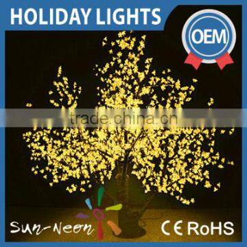 Top Sell High Quality Outdoor Decorative Led Spiral Tree Lighted Blossom Garden Flower