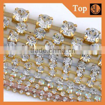 high quality wholesale transparent roll rhinestone design for shoes