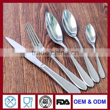 Sterling silver custom flatware round handle flatware german flatware for hotel restaurant household gift dealer and wholesale