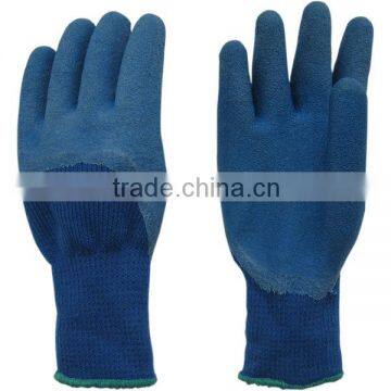 Terry Knit Liner Latex Winter Work Glove--5202