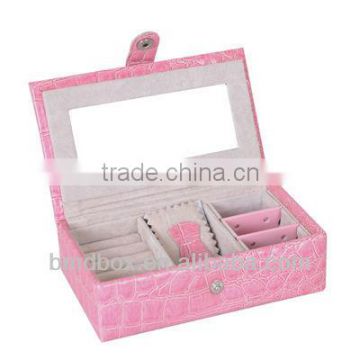 faux leather pink small product packaging box