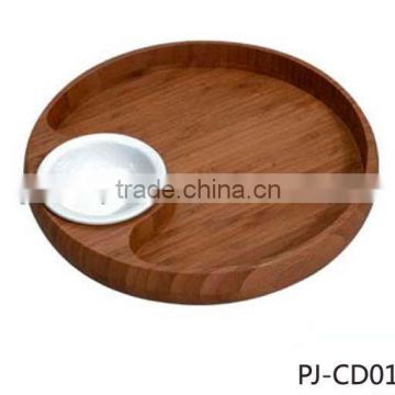 Wooden Round Serving Plate
