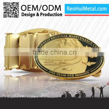 China Wholesale 3D design leather covered belt buckle