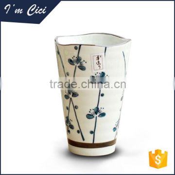 Chinese flower delicate ceramic mug CC-C014
