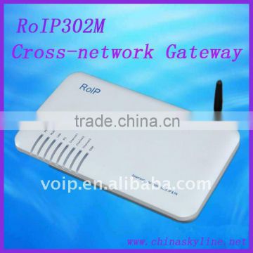 RoIP 302M,sip server,Cross network gateway / radio gateway/voip gateway