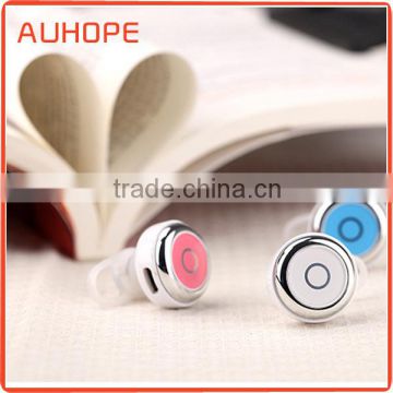 BT V4.0 Multipoint support Chinese English Spanish 5 hours talk time ear hook single ear phone listening device
